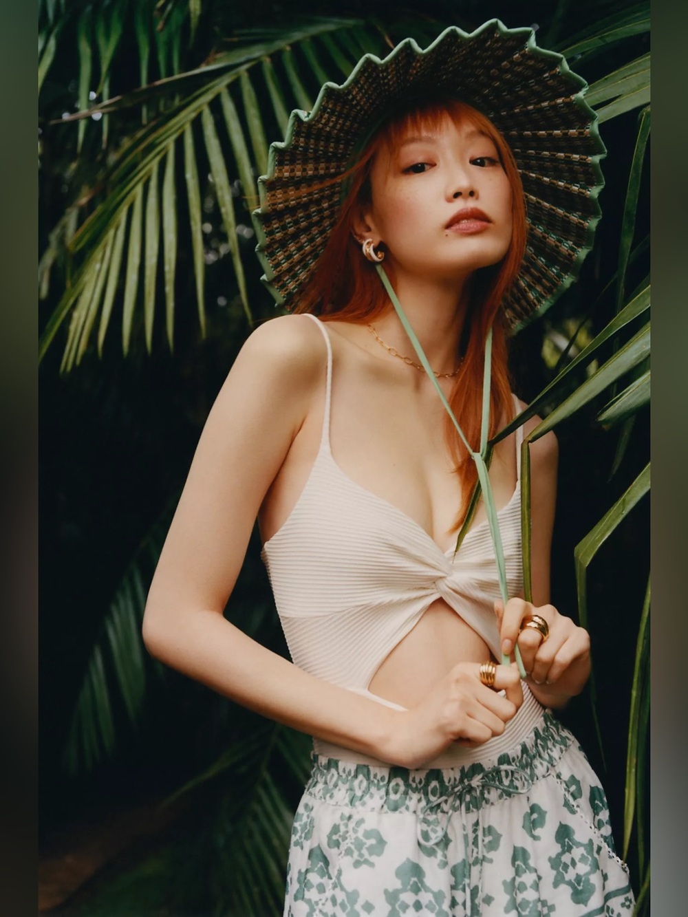 New Anthropologie Lorna Murray Capri Bucket Hat Size S